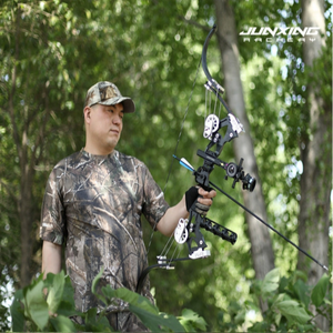 Dark Olive Green Junxing M181 Compound Bow for Outdoor Target Shooting INDIAN SLINGSHOT