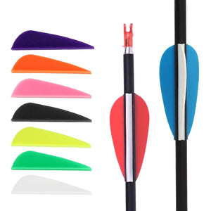Thistle SPG 1.75 Inch Arrow Vanes – Plastic Parabolic Fletching SPG