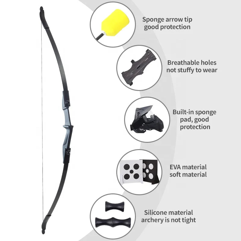 Lavender SPG 10-Man Attack & Defense Archery Set | Combat Tag Kit SPG