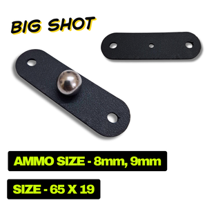 Black Slingshot Microfiber Pit Pouch INDIAN SLINGSHOT