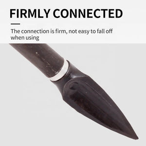 Lavender SPG 110-Grain Carbon Steel Screw-In Arrow Tip (Broadhead Style) —Black SPG