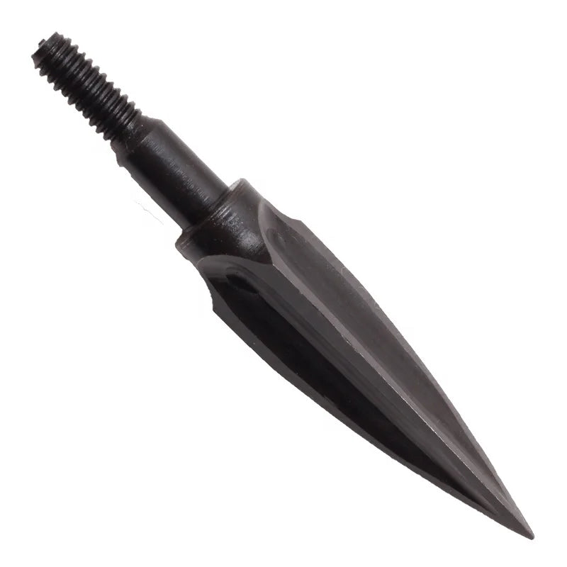 Dark Slate Gray SPG 110-Grain Carbon Steel Screw-In Arrow Tip (Broadhead Style) — Black SPG
