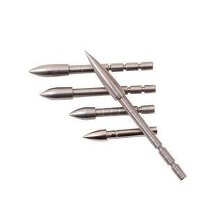 Gray SPG 120 Grain 4.2mm Stainless Steel Arrow Head Insert SPG