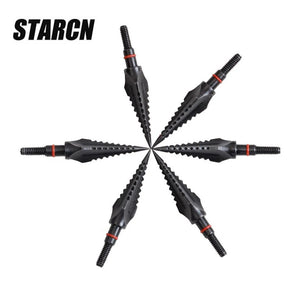 Dark Slate Gray SPG SP-HA609 125 Grain Carbon Steel Arrow Tips | Replaceable Broadhead SPG