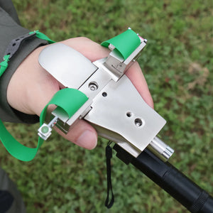 Dark Olive Green Fusion Laser Pro Aluminum Alloy Slingshot INDIAN SLINGSHOT