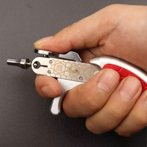 Dim Gray Stainless Steel Magnetic Release Device for Fishing Darts INDIAN SLINGSHOT