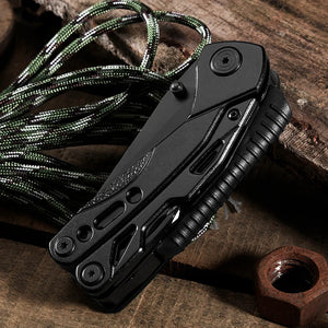 Black 13 in 1 Stainless Steel Multifunction Pliers Tool MARKSMAN
