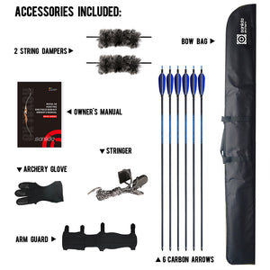Dark Slate Gray Sanlida® Archery Royal X8 Shooting Bow Kit SANLIDA