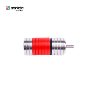 Light Gray Sanlida® Hero 10 II Compound Bow Stabilizer Damper SANLIDA