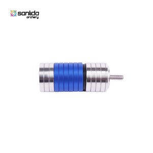 Steel Blue Sanlida® Hero 10 II Compound Bow Stabilizer Damper SANLIDA