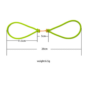 White Smoke 1745 High Elastic Latex Fishing Rubber Band (Green) INDIAN SLINGSHOT