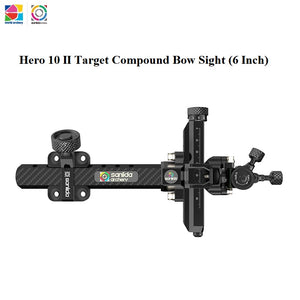 Dark Slate Gray Sanlida® Hero 10 II Compound Bow Sight (6/9 Inch) SANLIDA