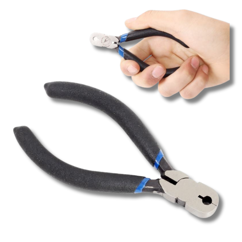 White Smoke Sanlida® String Buckle Pliers – Alloy Metal Build with Rubber Grip Handle | Easy Brass Buckle Installation & Removal Tool SANLIDA