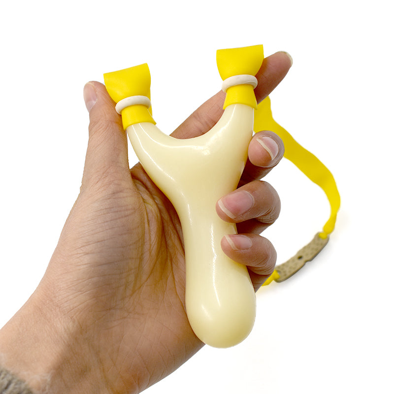 Rosy Brown Kids Slingshot Pure Resin Slingshot Compact And Easy To Carry SLINGSTER