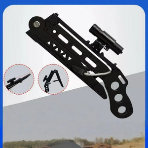 Light Gray Mini Foldable Alloy Crossbow INDIAN SLINGSHOT