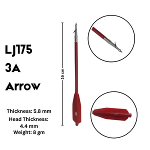 Saddle Brown Junxing 3A Crossbow LJ175 Fishing Arrows Set Of 12 Pieces JUNXING