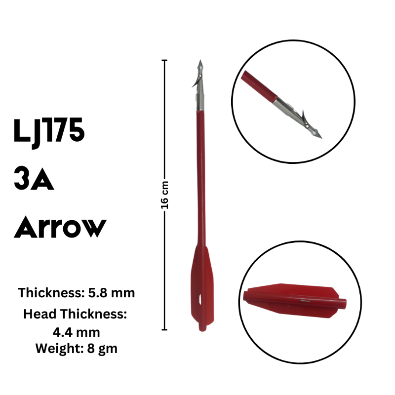 Saddle Brown Junxing 3A Crossbow LJ175 Fishing Arrows Set Of 12 Pieces JUNXING