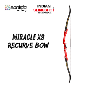 Black Sanlida® Miracle X9 Recurve Bow (Red Edition) SANLIDA