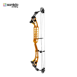 Light Gray Sanlida® Hero 10 II Target Full Module Compound Bow Kit - Gold Edition SANLIDA
