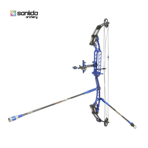 Dim Gray Sanlida® Hero 10 II Target Full Module Compound Bow Kit - Dark Blue Edition SANLIDA