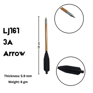 Gray Junxing 3A Crossbow LJ161 Arrows Set Of 12 Pieces JUNXING