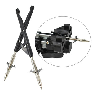 Dark Slate Gray Rocket Stainless Steel and Fiber Fishing Dart MARKSMAN