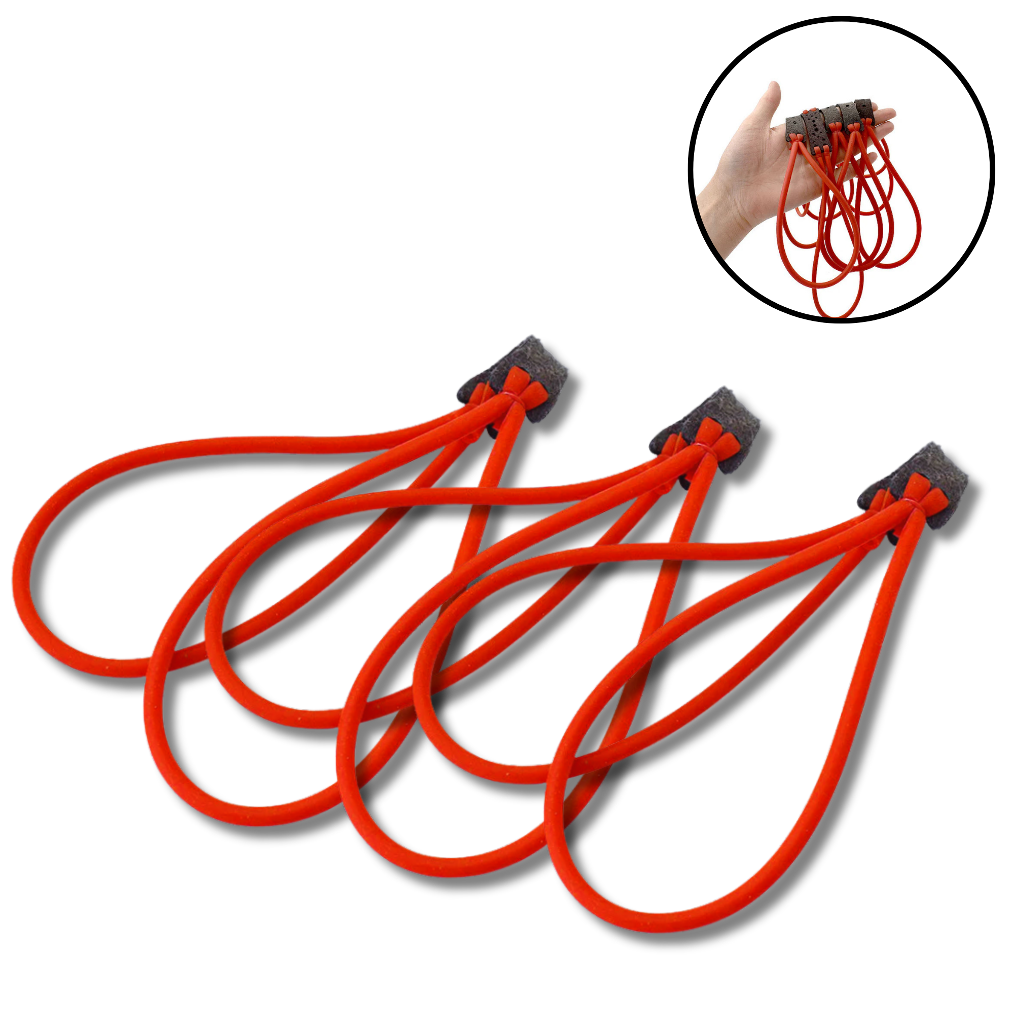 White Smoke 1745 High-Elastic Red Round Rubber Band for Slingshot – Durable & Powerful Replacement Band INDIAN SLINGSHOT