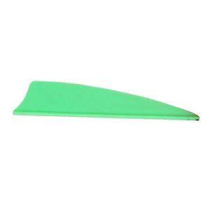 Medium Aquamarine SPG 2.5 Inch Shield Arrow Vanes – Plastic Fletching SPG