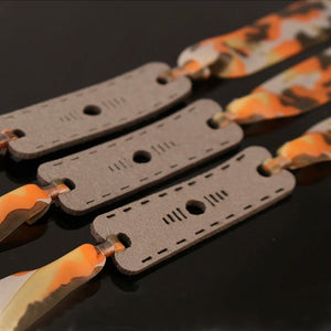 Black 20CM Camouflage Fine Binding Flat Rubber Band 0.70mm Thickness Slingshot Replacement Accessory - 1 Pc INDIAN SLINGSHOT