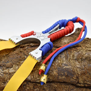 Saddle Brown Spider Durable Alloy Slingshot For Outdoor Target Shooting INDIAN SLINGSHOT