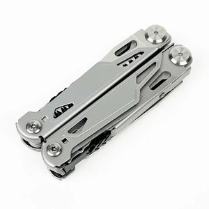 White Smoke 28 in 1 Folding Pocket Multi Tool Stainless Steel Pliers MARKSMAN