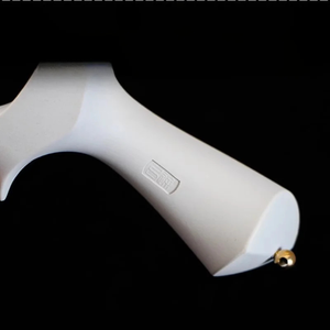 Black Round-Head Bat Resin Slingshot INDIAN SLINGSHOT