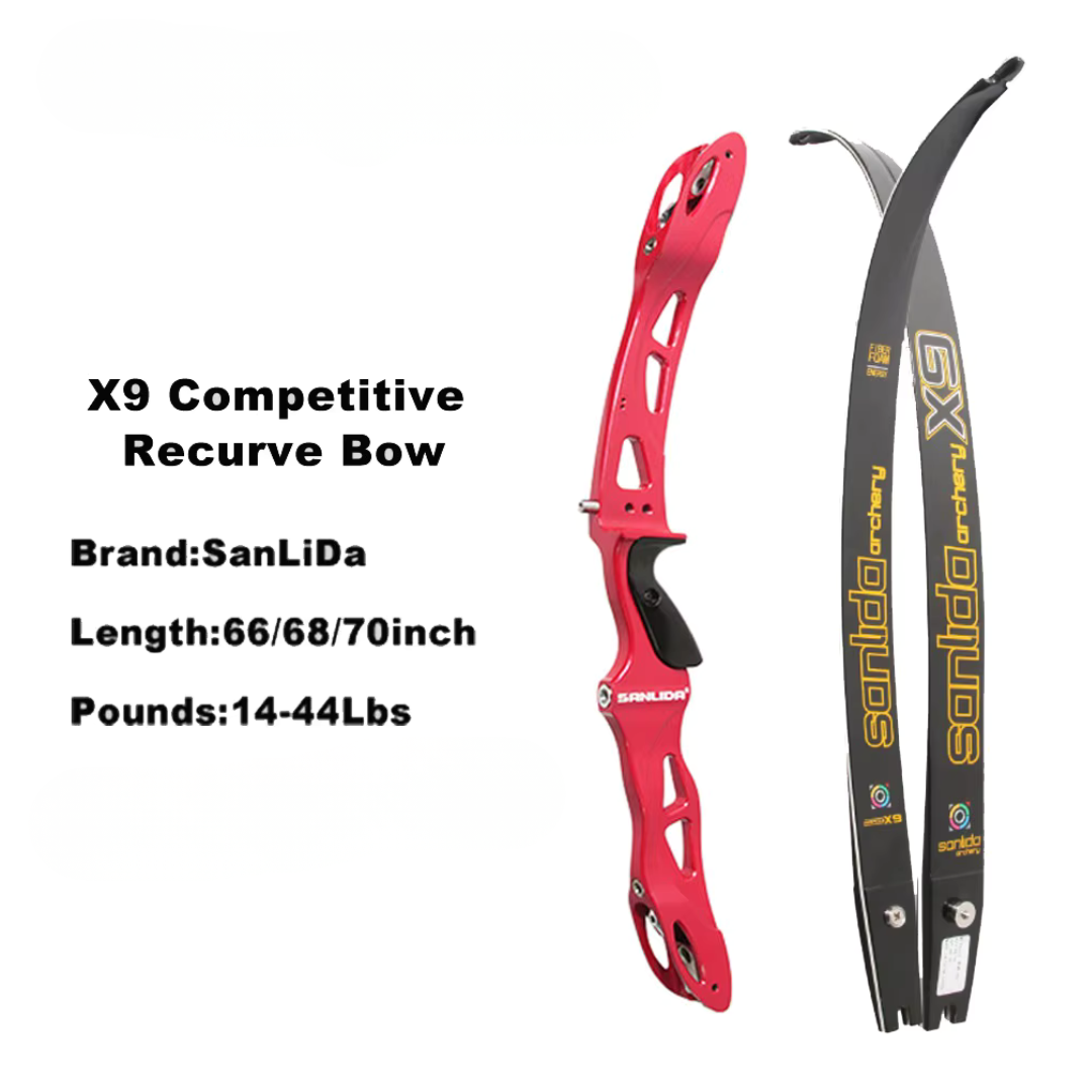 Dark Slate Gray Sanlida® Miracle X9 Recurve Bow (Red Edition) SANLIDA