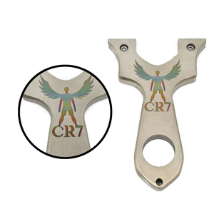 Dark Gray CR7 Premium 304 Stainless Steel Slingshot MARKSMAN