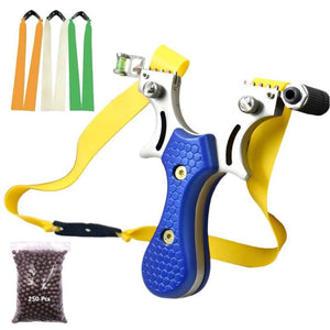 Dark Slate Gray New Solid Metal Patch Stainless Steel Slingshot MARKSMAN