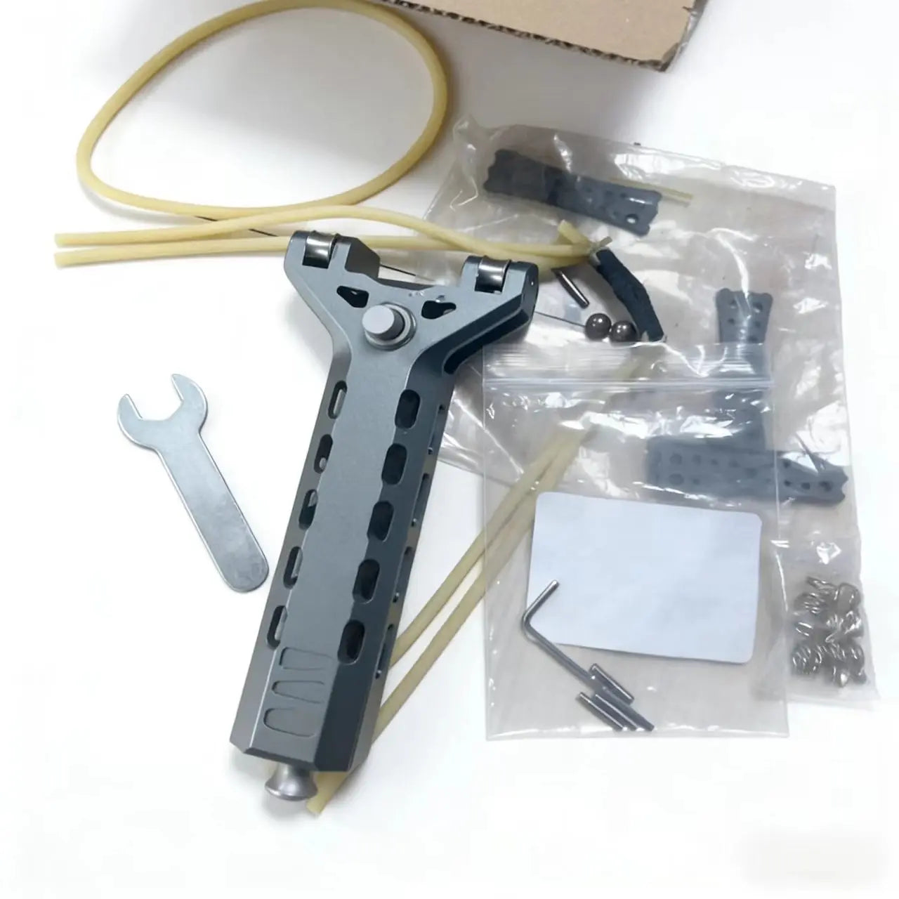 White Smoke Infii Auto Reload Alloy Slingshot INDIAN SLINGSHOT