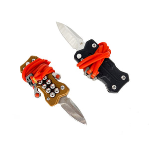 Black Multifunctional Mini Portable Knife Slingshot For Outdoor Camping INDIAN SLINGSHOT