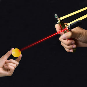 Black Ferrari Magnetic High Precision Fast Pressure Slingshot Infrared Laser Aiming High-power Outdoor Target Shooting Game catapult MARKSMAN