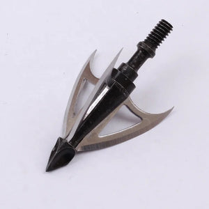 Lavender SPG SP-HA129 3-Blade Stainless Steel Arrow Tips | 100 Grain Broadhead SPG