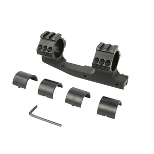 Dark Slate Gray Marksman Double Ring 30/25.4mm Diameter Alloy Mount INDIAN SLINGSHOT