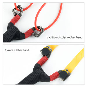 White Smoke 304 Dual Purpose 9mm Stainless Steel Slingshot MARKSMAN