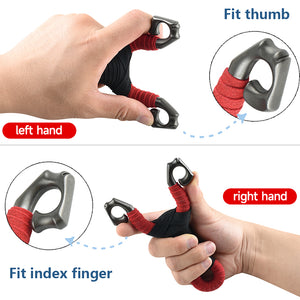 Tan 304 Dual Purpose 9mm Stainless Steel Slingshot MARKSMAN