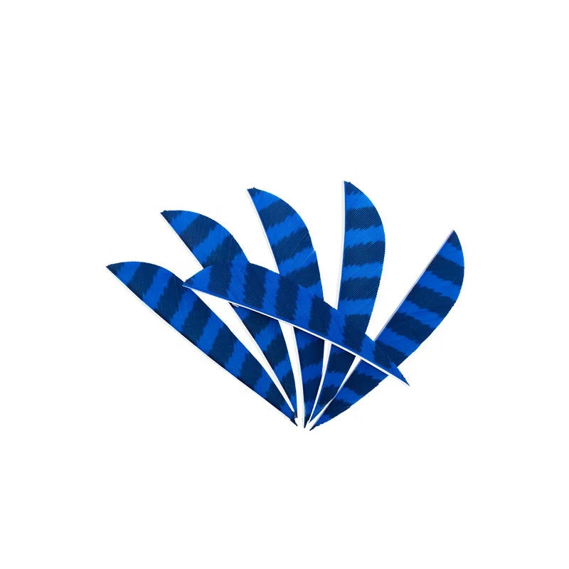 Midnight Blue SPG 3 Inch Turkey Feather Vanes – Natural Arrow Fletching SPG