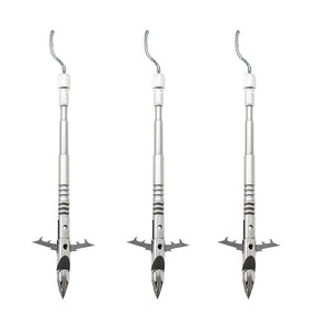 Light Gray 3 Wings Zebra Fishing Dart MARKSMAN