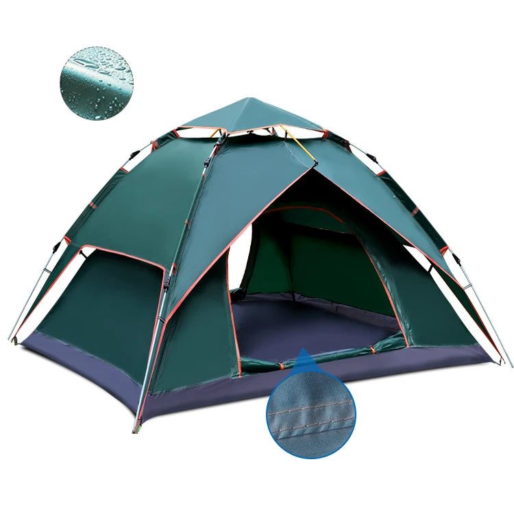 3–4 Person Waterproof Pop-Up Camping Tent | Lightweight Outdoor
