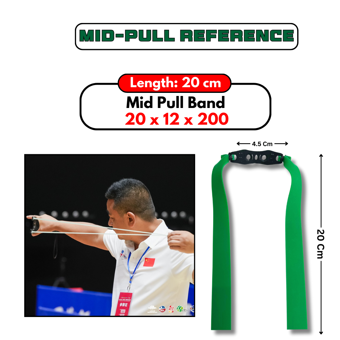 Black GZK 3-Piece Sample Pack Slingshot Replacement Flat Bands | 20cm Mid Pull Latex Bands | 0.76mm, 0.80mm & 1mm | Durable Natural Latex Slingshot Accessories INDIAN SLINGSHOT