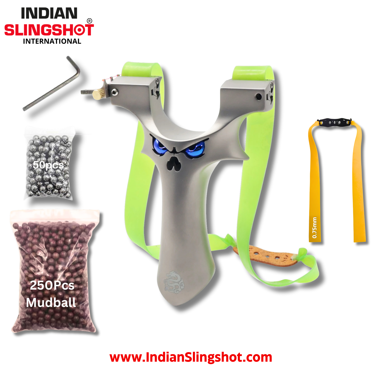 Dark Sea Green BlueFang Stainless Steel Slingshot MARKSMAN