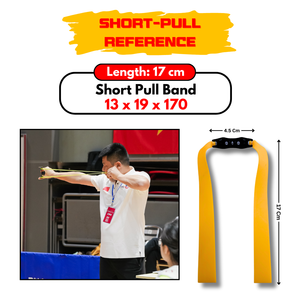 Dark Slate Gray Pack of 3 Slingshot Replacement Flat Bands | 17cm, 20cm & 24cm | 0.75mm & 1mm | Black, Yellow & Gold | Natural Latex Slingshot Catapult Accessories INDIAN SLINGSHOT