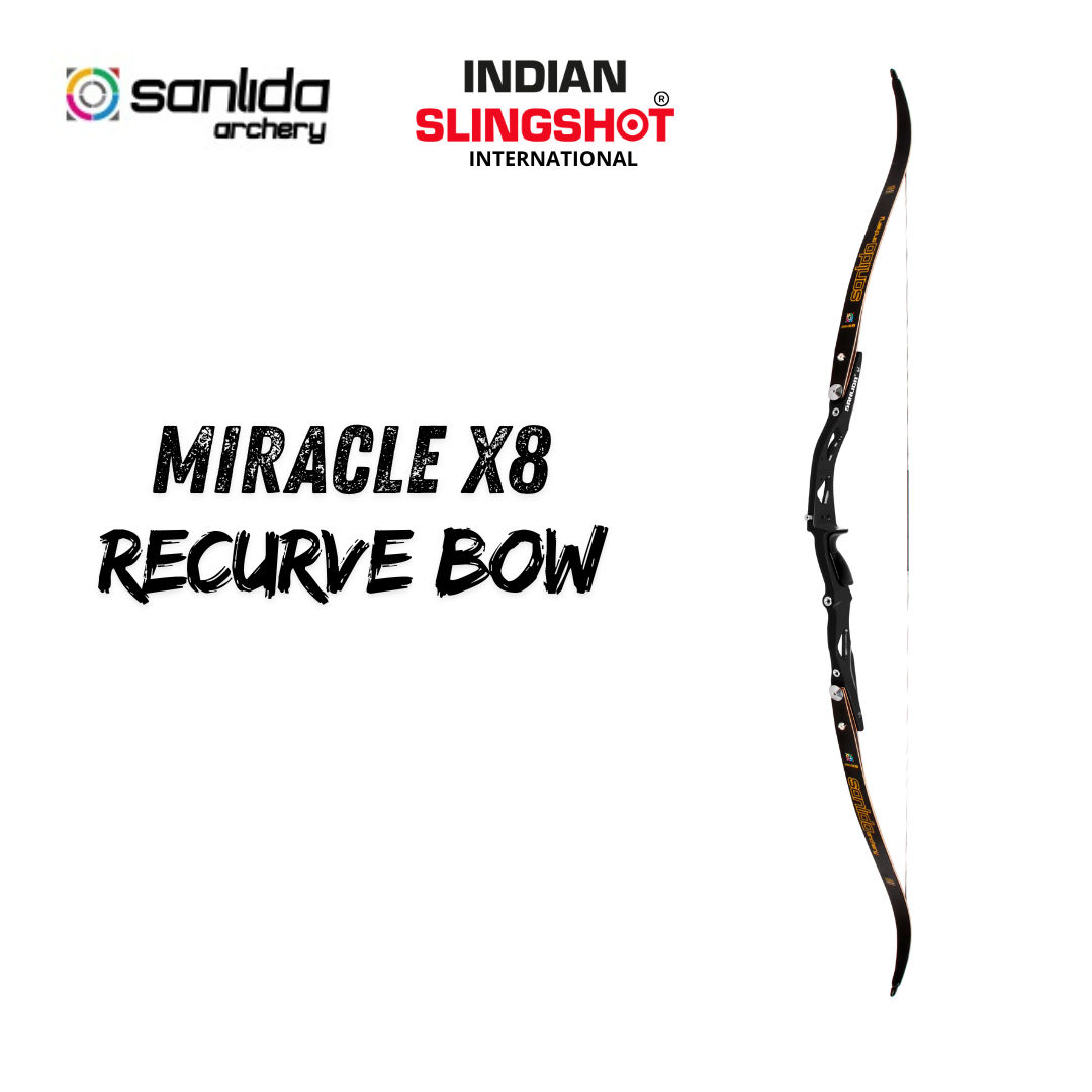 Black Sanlida® Miracle X8 Recurve Bow (Black Edition) SANLIDA