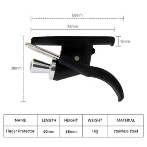 White Smoke Spinning Reel Casting Trigger Aid Clip INDIAN SLINGSHOT